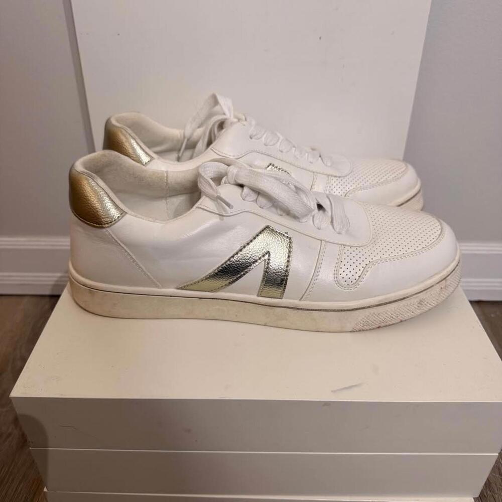 Mia Sneakers Platform White and‎ Rose Gold Women's 10 Shoes Casual
